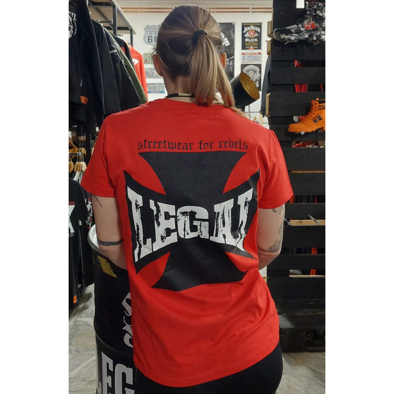 Tričko dámske Legal Life Maltézák - červené, S