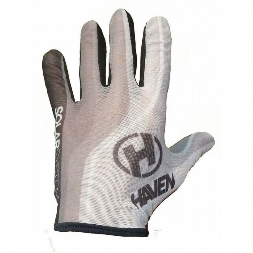 Rukavice Haven Solar Long - biele, M