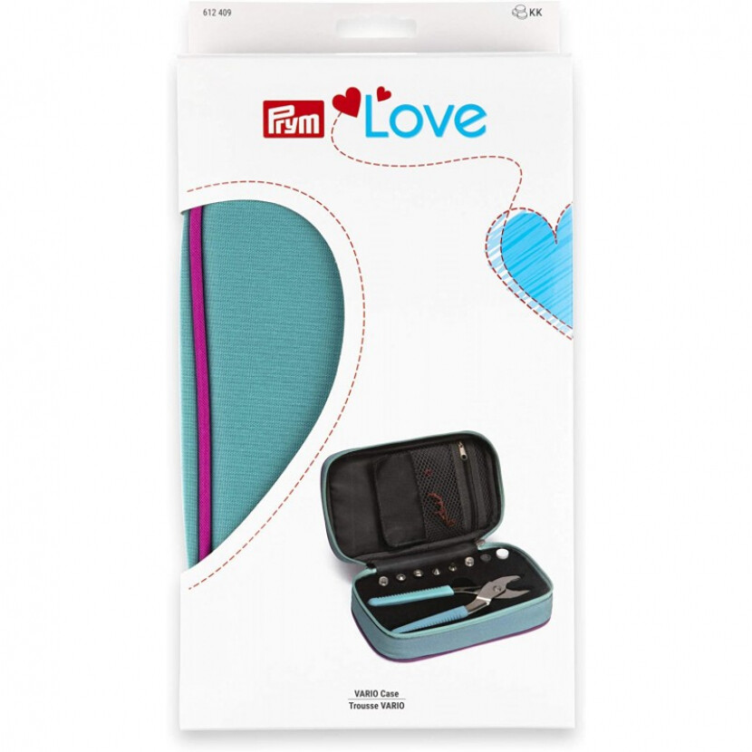 Puzdro Prym Vario Love na nitovacie produkty - modré