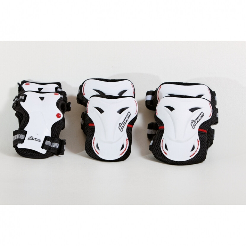Súprava chráničov Haven Inline Skate Set 3 páry - biela, L/XL