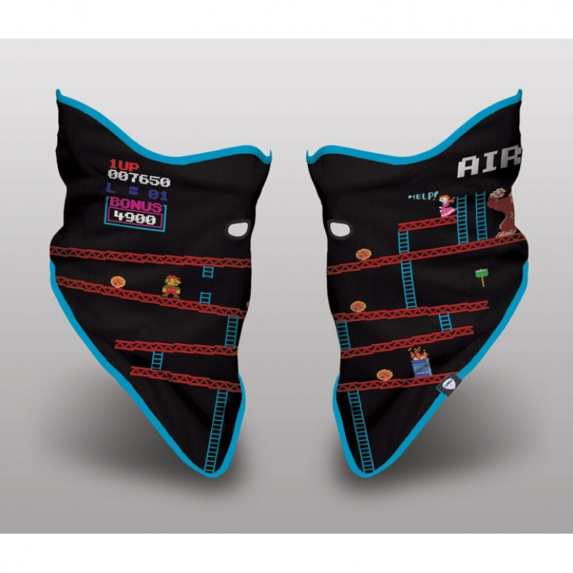 Šatka Airhole Gamer Don - čierna, L/XL