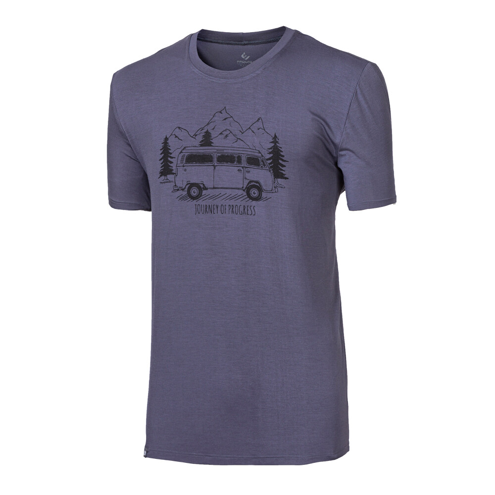 Tričko pánske Progress Bulli s bambusom - tmavo sivé, XXL