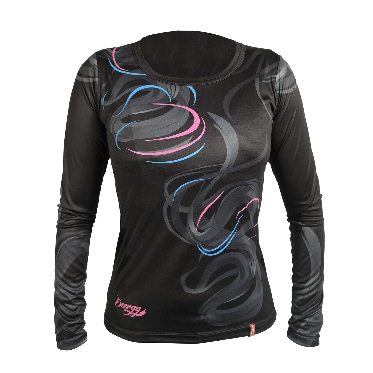 Tričko dámske s dlhým rukávom Haven Energy Crazy - čierne, XL