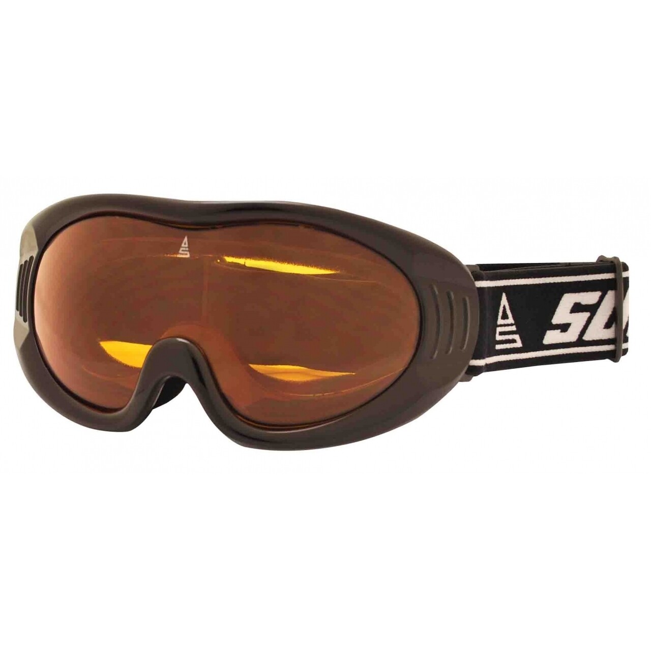 Okuliare zjazdové Sulov Ripe - čierne lesklé