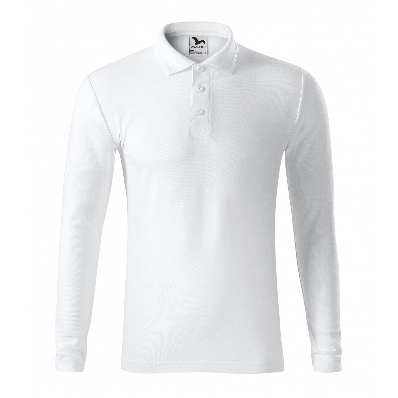 Polokošeľa pánska Malfini Polo LS - biela, M