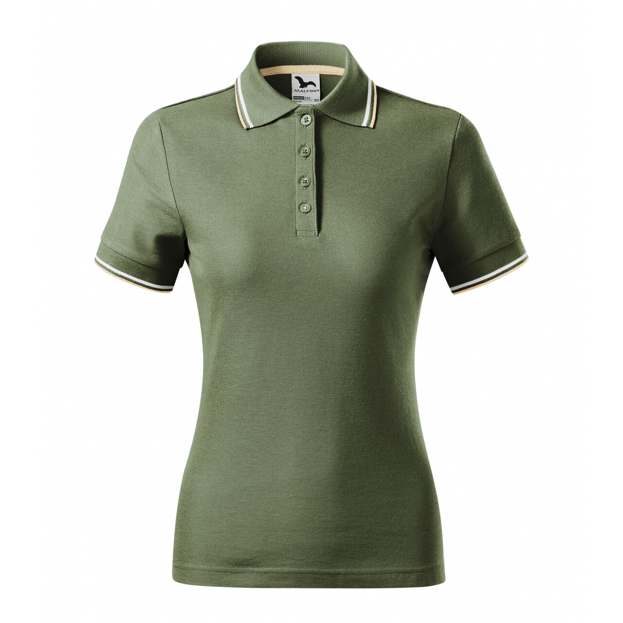 Polokošeľa dámska Malfini Focus - khaki, S