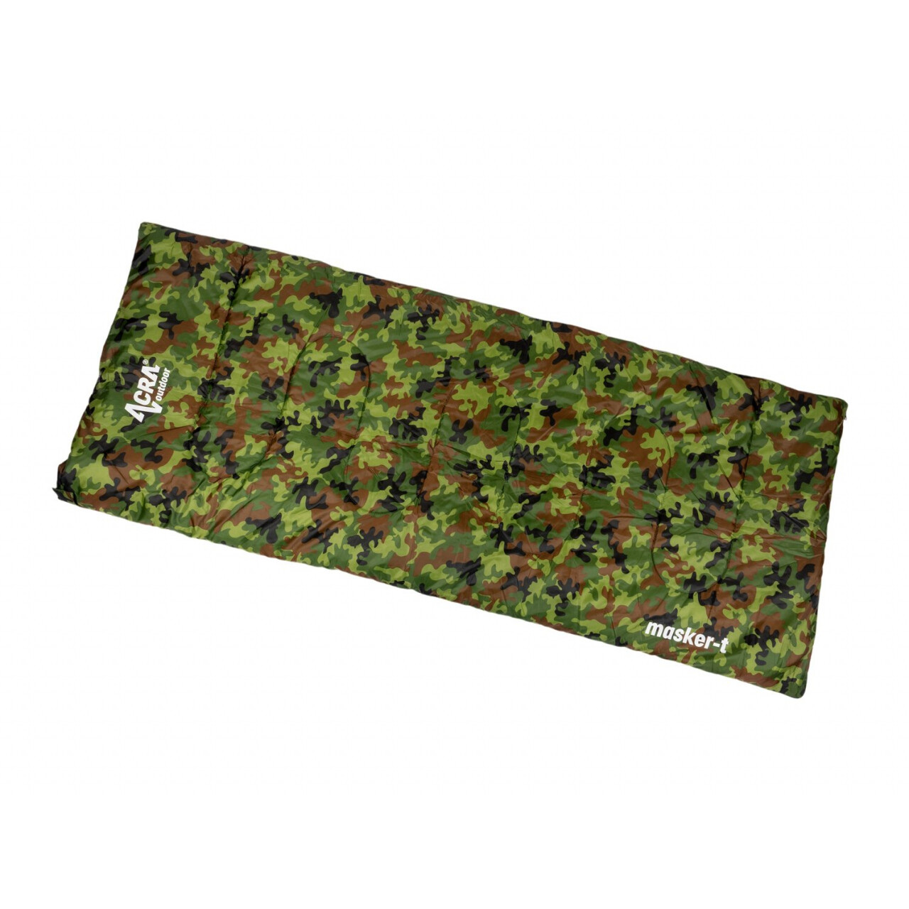 Spacák dekový Acra Masker-T - woodland