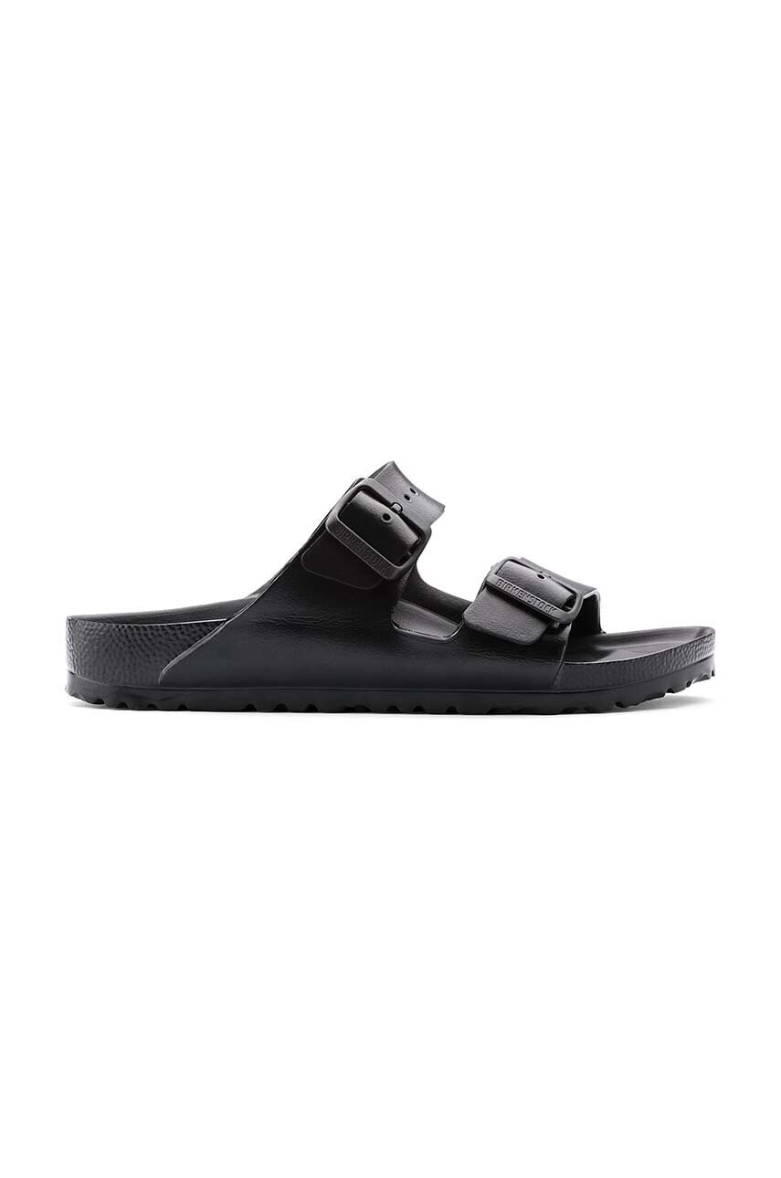 Šľapky Birkenstock Arizona Eva dámske, čierna farba, 129423