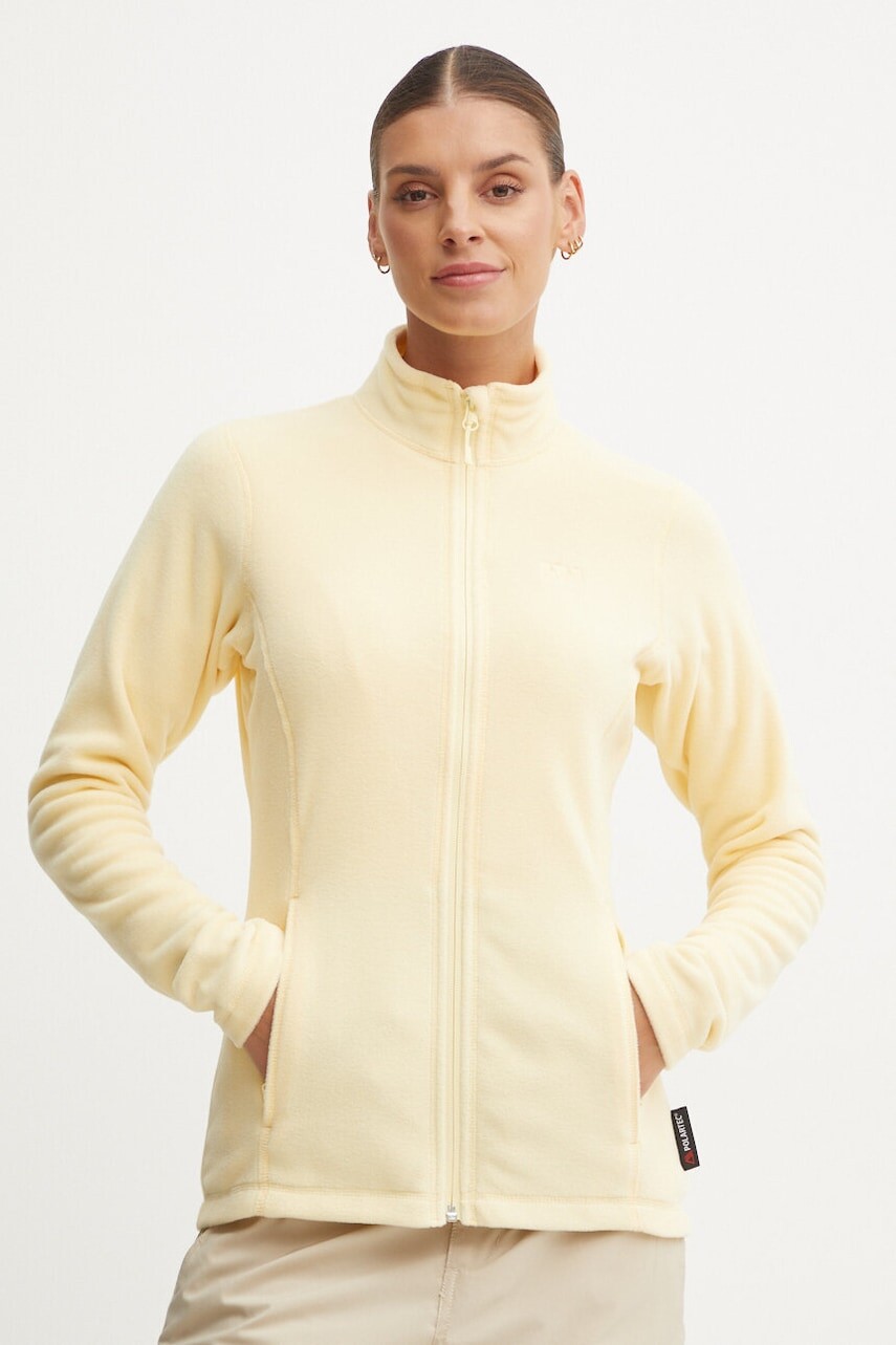 Športová mikina Helly Hansen Daybreaker žltá farba, jednofarebná, 51599