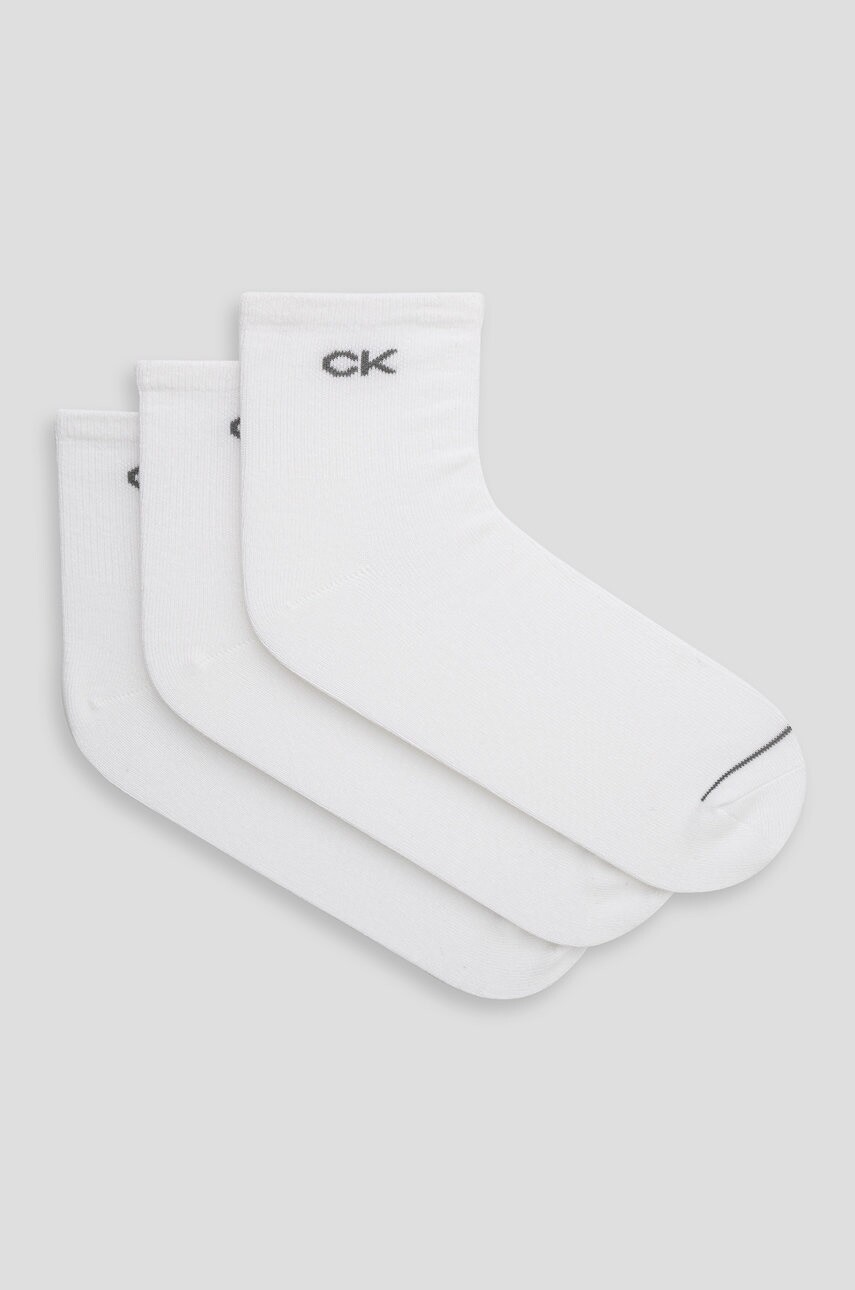 Ponožky Calvin Klein pánske, biela farba, 701218719