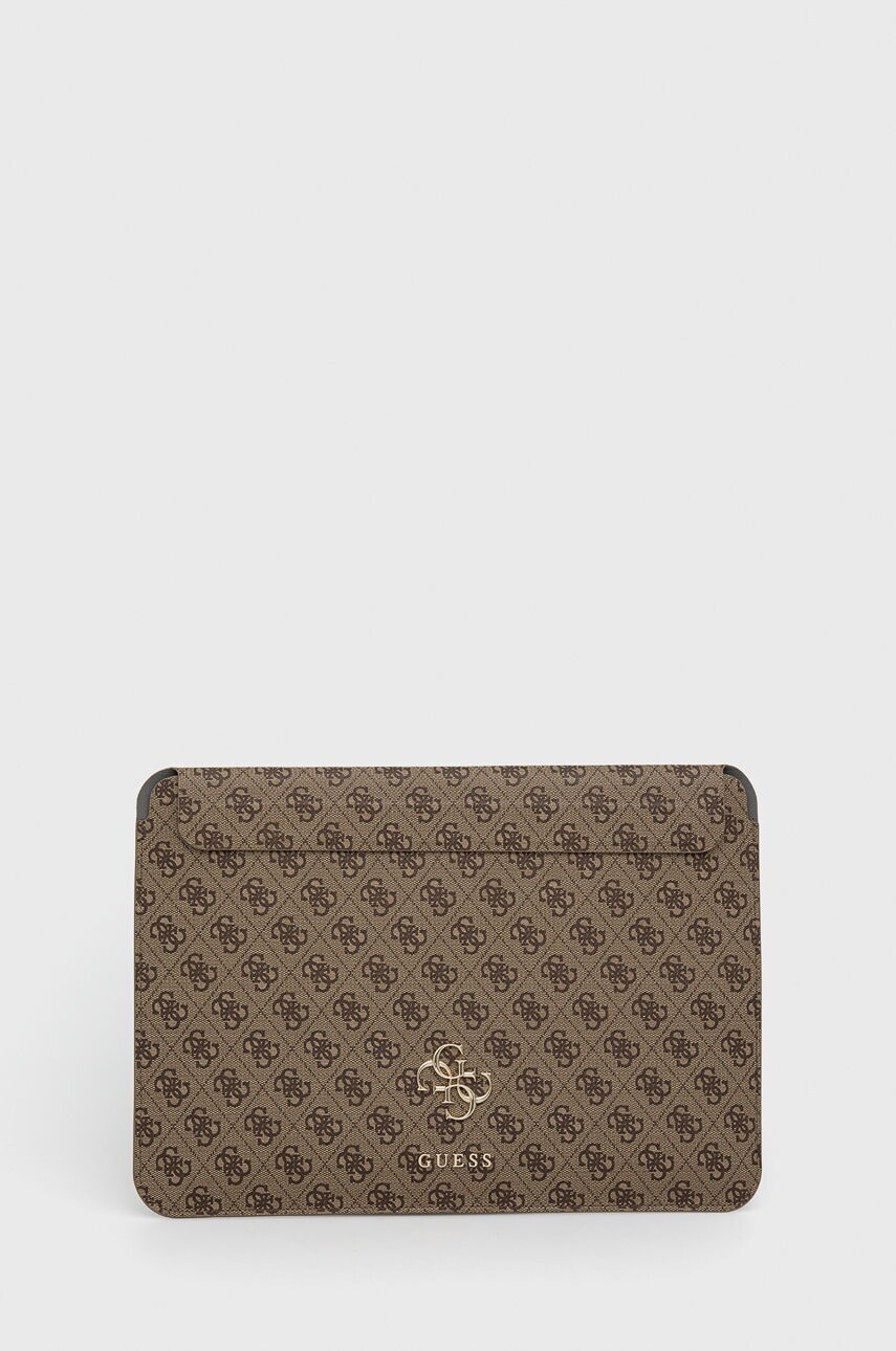 Obal na notebook Guess hnedá farba