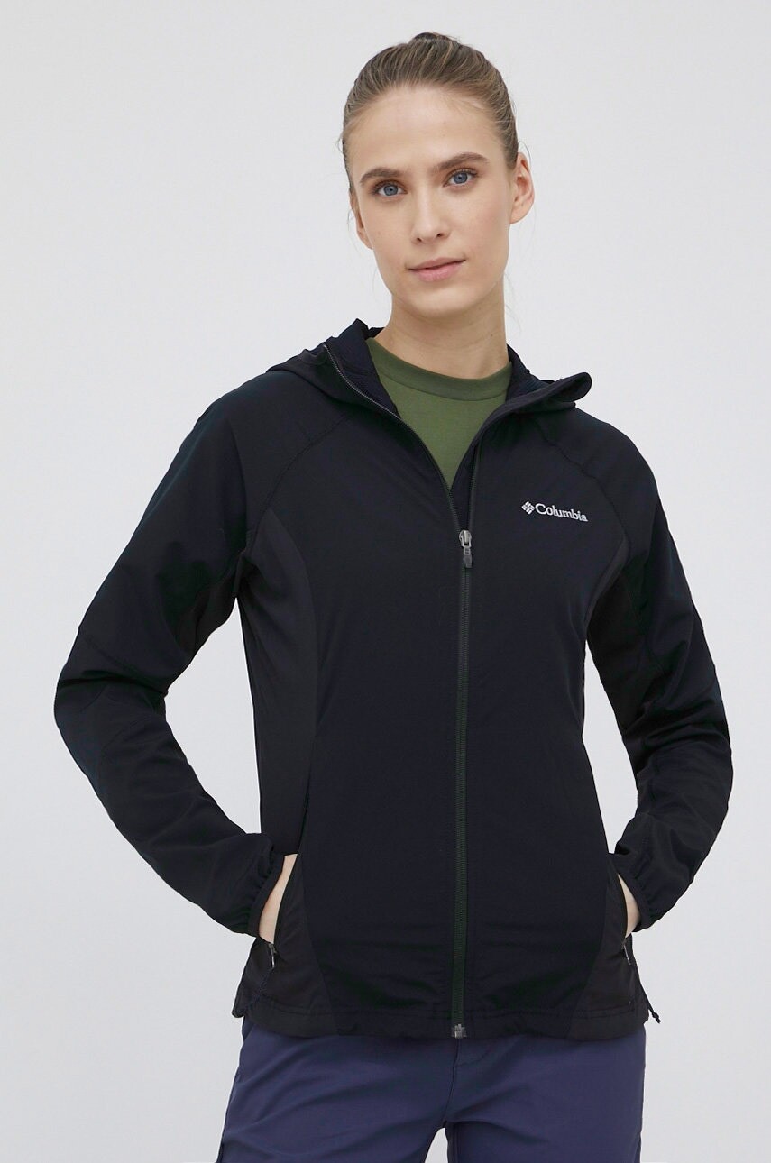 Turistická bunda Columbia Sweet As II čierna farba, prechodná, 1545251
