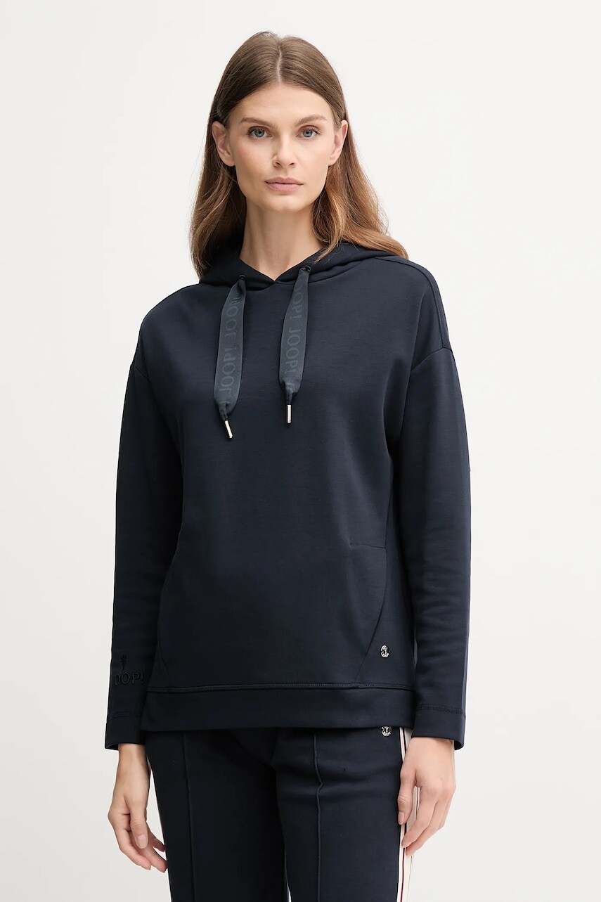 Mikina Joop! fialová farba, s kapucňou, jednofarebná, 30032522 10007096