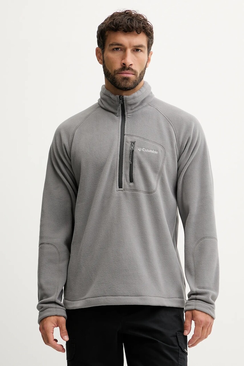 Športová mikina Columbia Fast Trek III oranžová farba, jednofarebná, 1553511