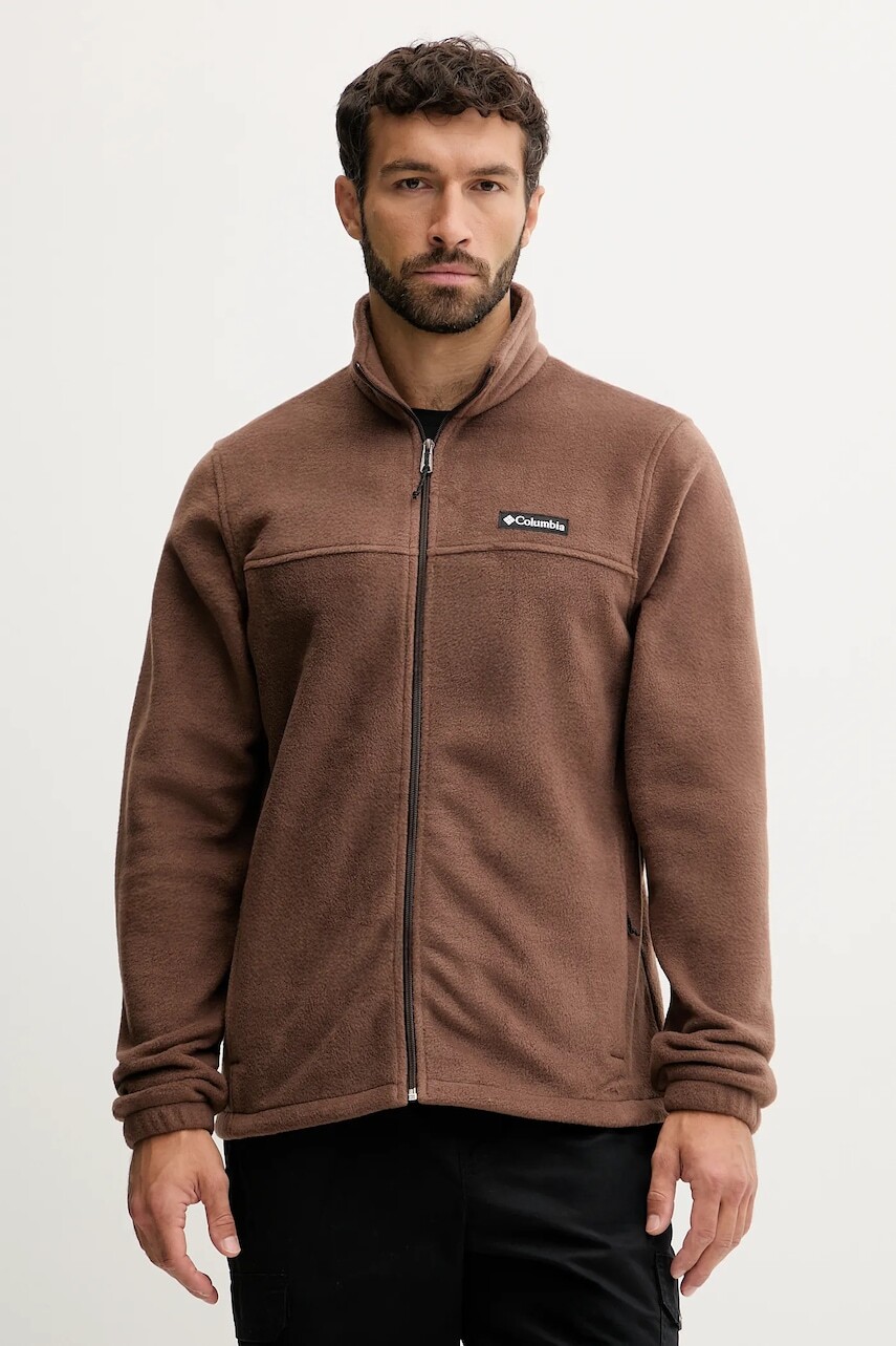 Športová mikina Columbia Steens Mountain 2.0 modrá farba, jednofarebná, 1476671