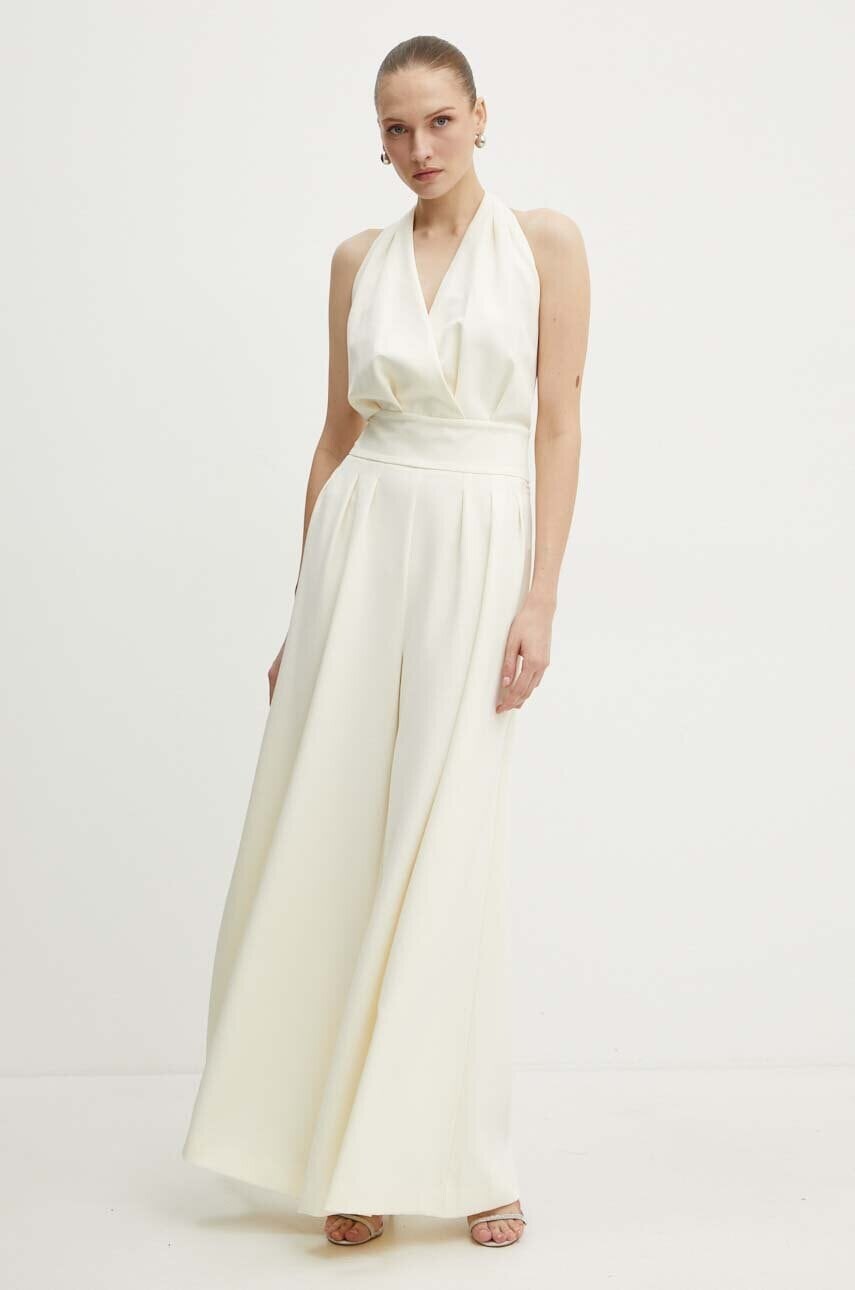 Overal Custommade Pianora dámsky, béžová farba