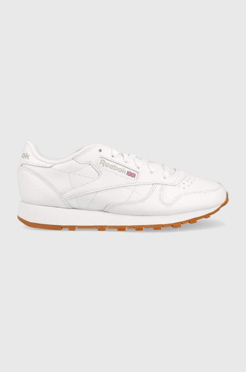 Kožené tenisky Reebok Classic biela farba, GY0956.100008495