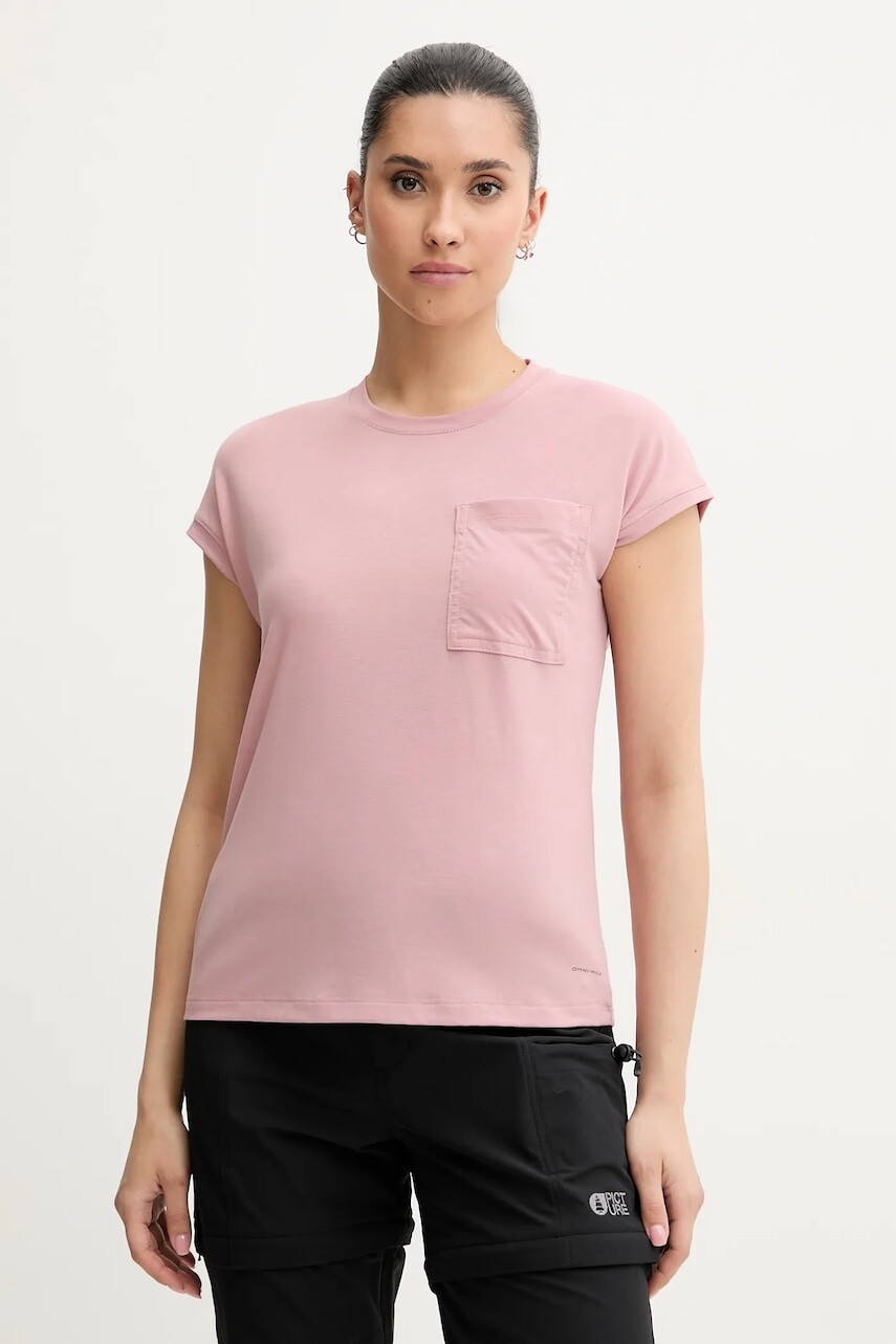 Športové tričko Columbia Boundless Trek čierna farba, 2033481