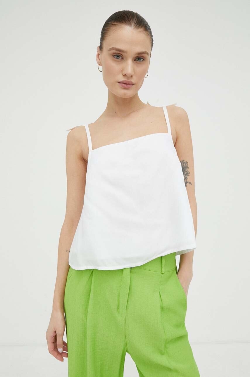 Top G-Star dámsky, biela farba