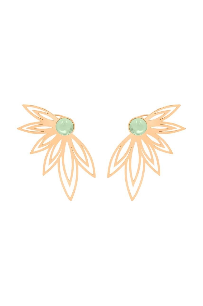 Pozlátené náušnice Lilou Sunshine