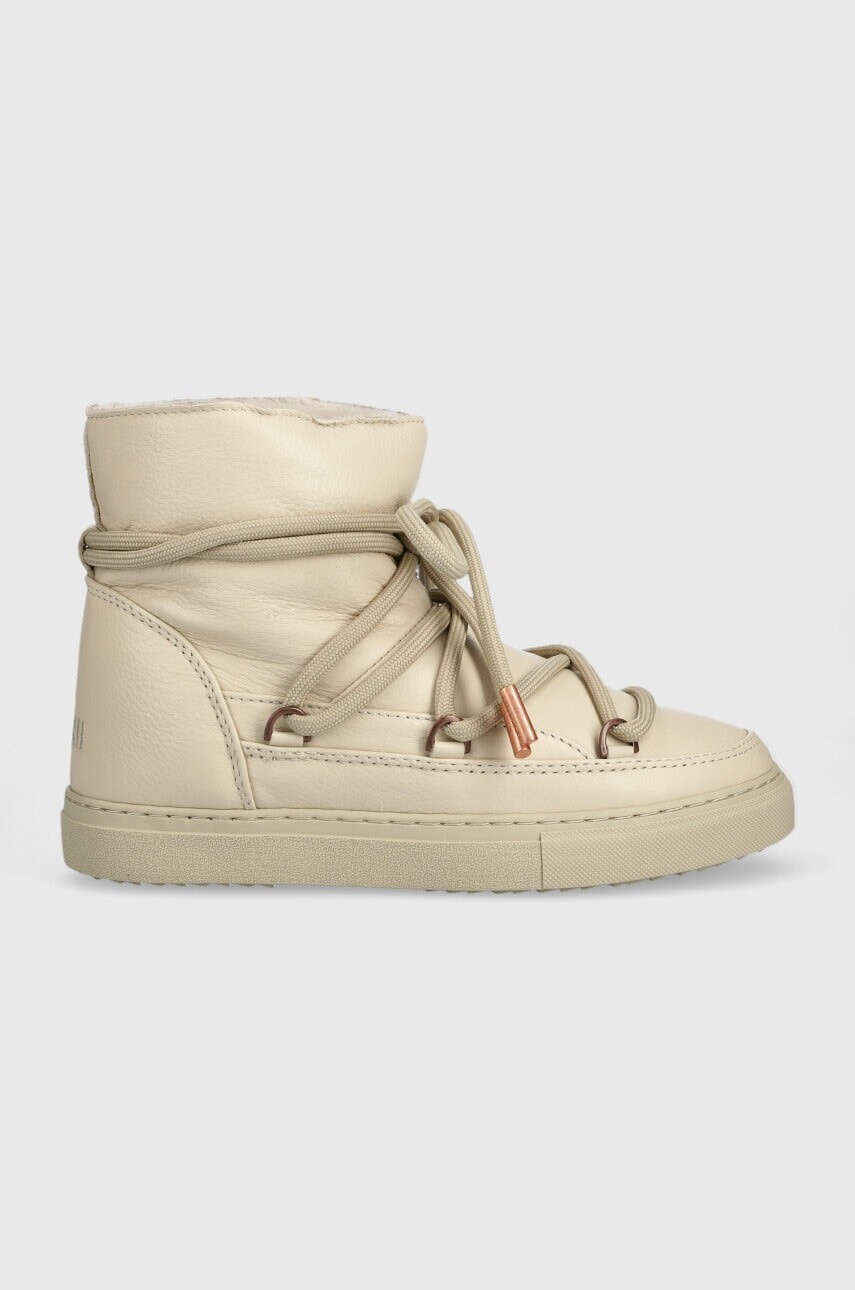 Kožené snehule Inuikii Full Leather béžová farba, 1001.003.0251.111