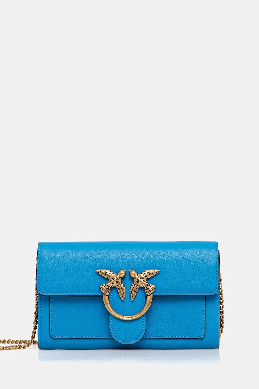 Listová kabelka Pinko šedá farba, 100062 A0F1