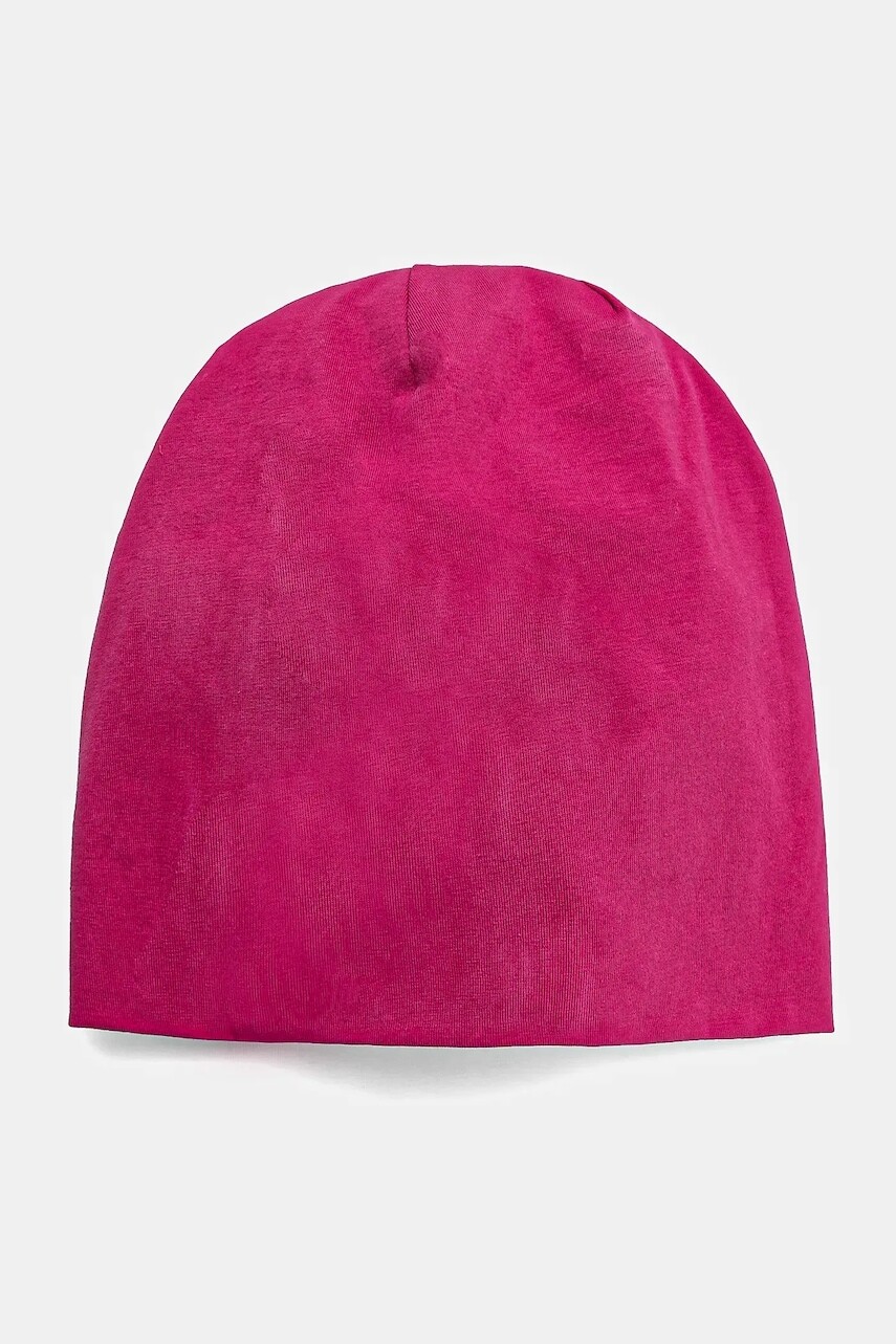 Čiapka Medicine ružová farba, z tenkej pleteniny