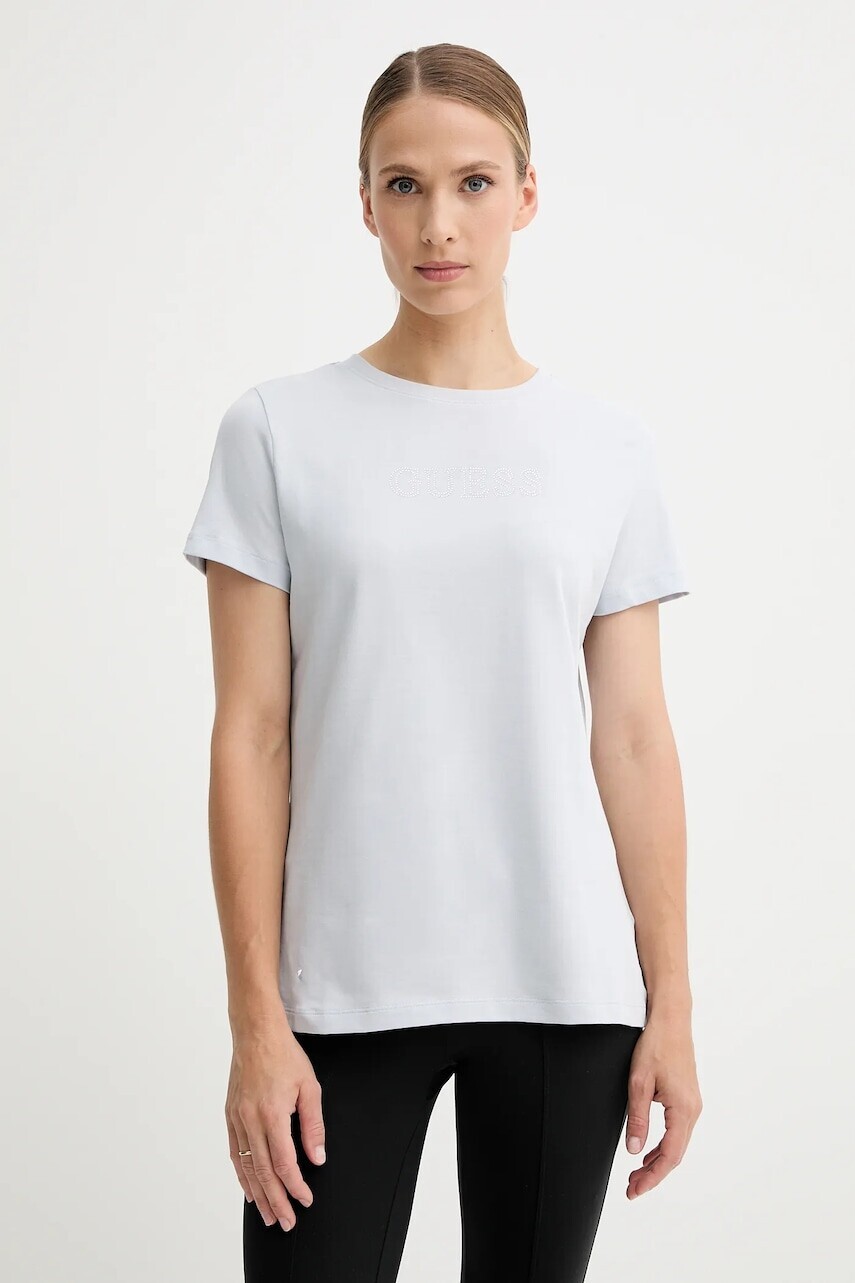 Tričko Guess BRIANA dámske, oranžová farba, V3BI11 J1314