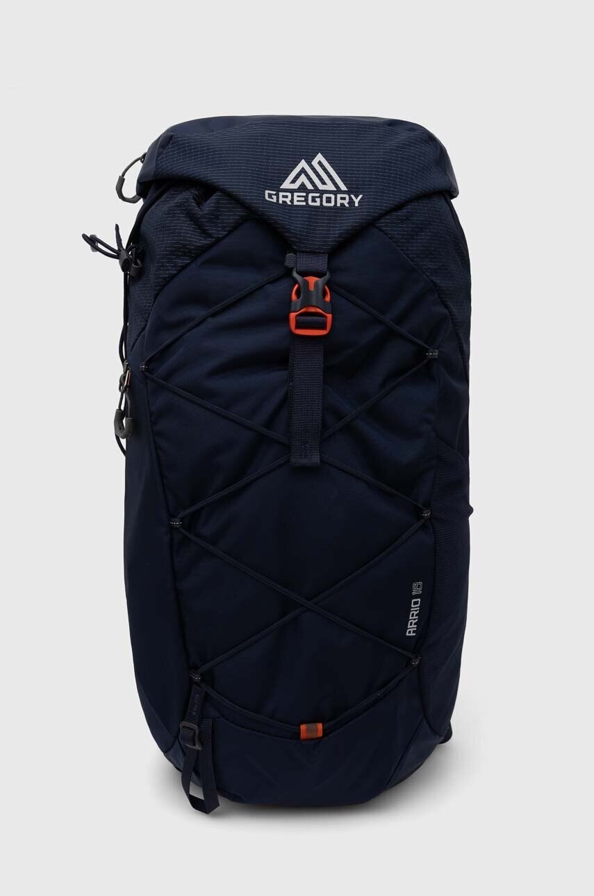 Ruksak Gregory Arrio 18 tmavomodrá farba, veľký, s potlačou