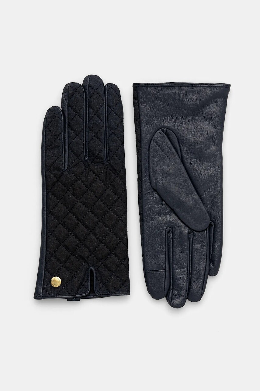 Rukavice Barbour čierna farba