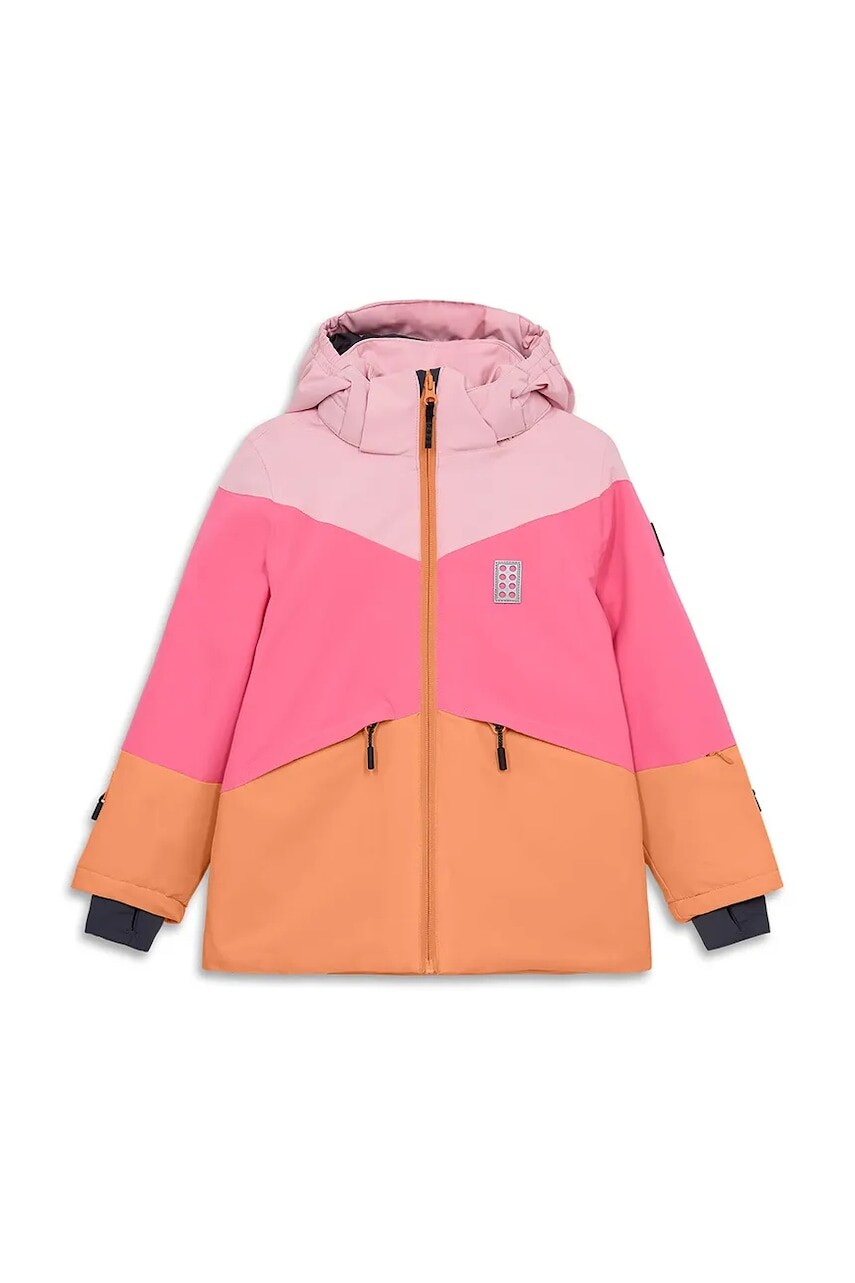 Detská lyžiarska bunda Lego modrá farba