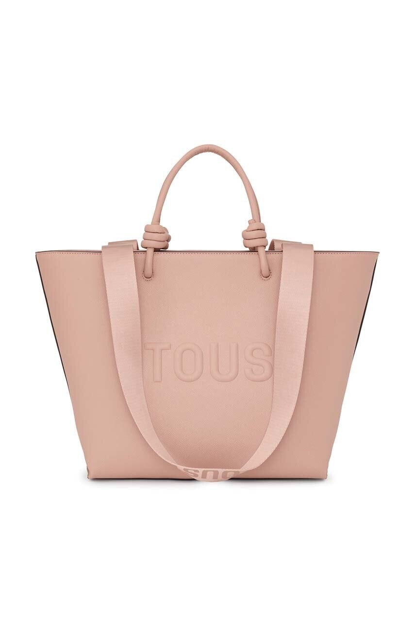 Kabelka Tous La Rue New béžová farba