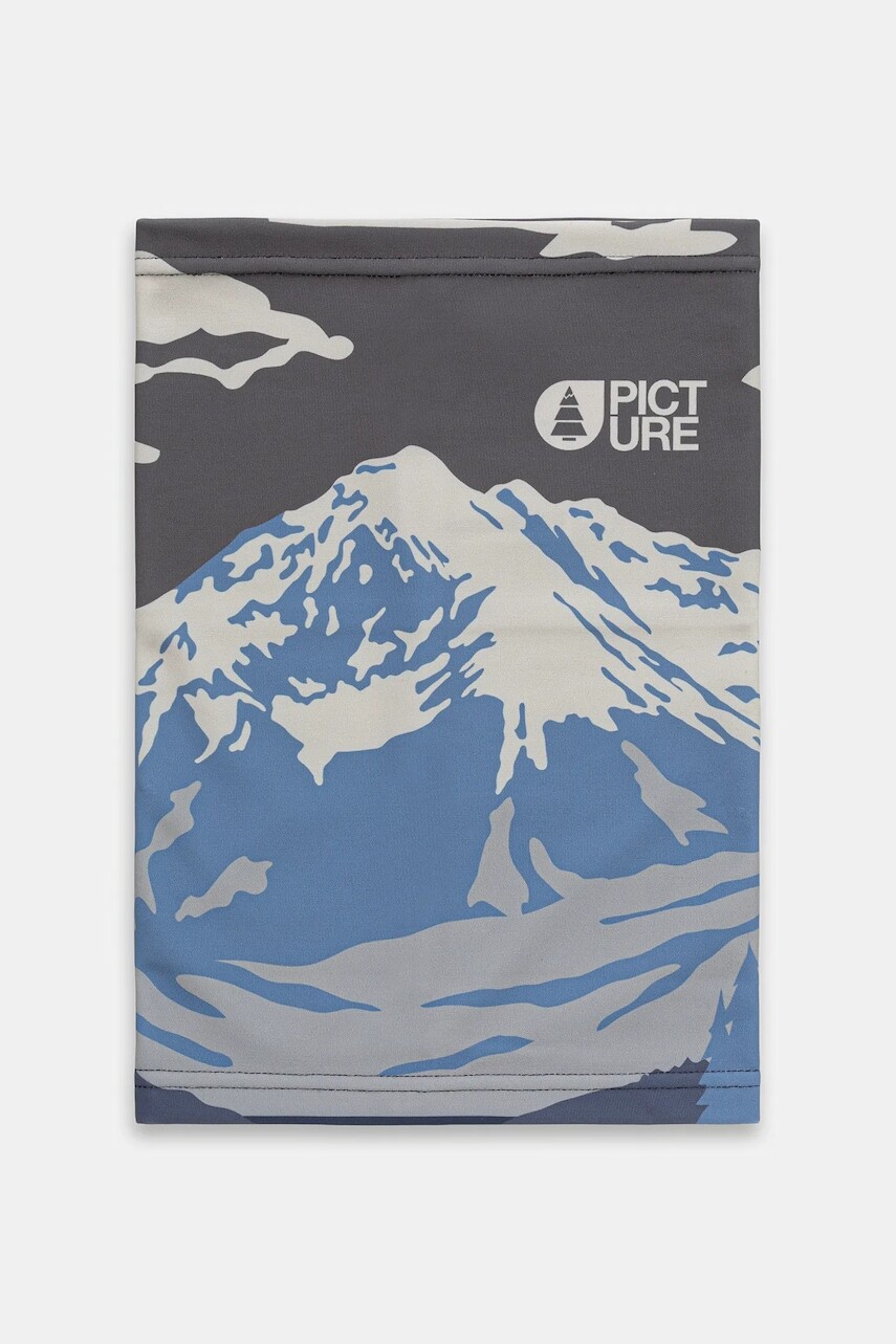 Šál komín Picture béžová farba, vzorovaný, NW205