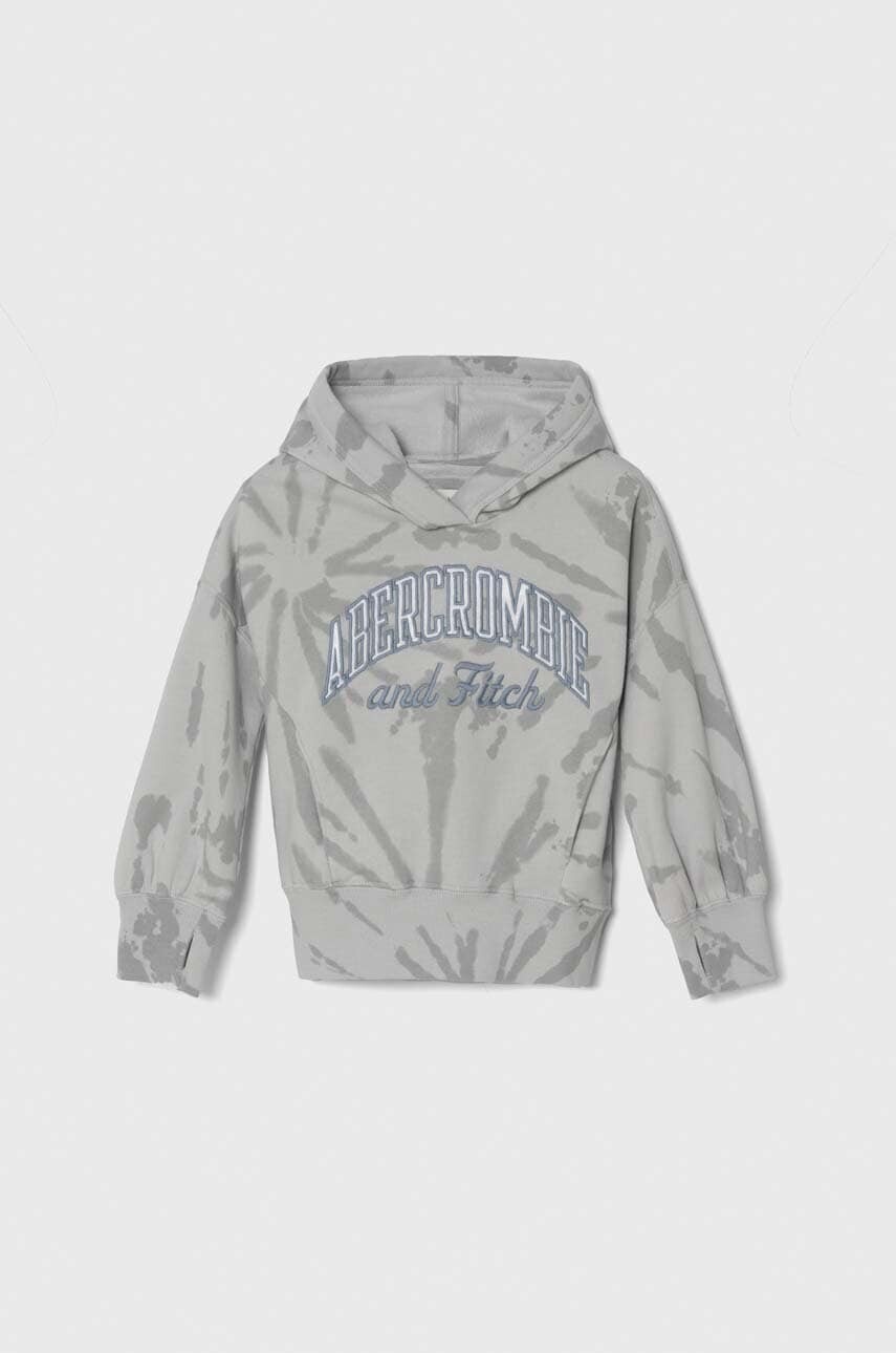 Detská mikina Abercrombie & Fitch s kapucňou, s nášivkou