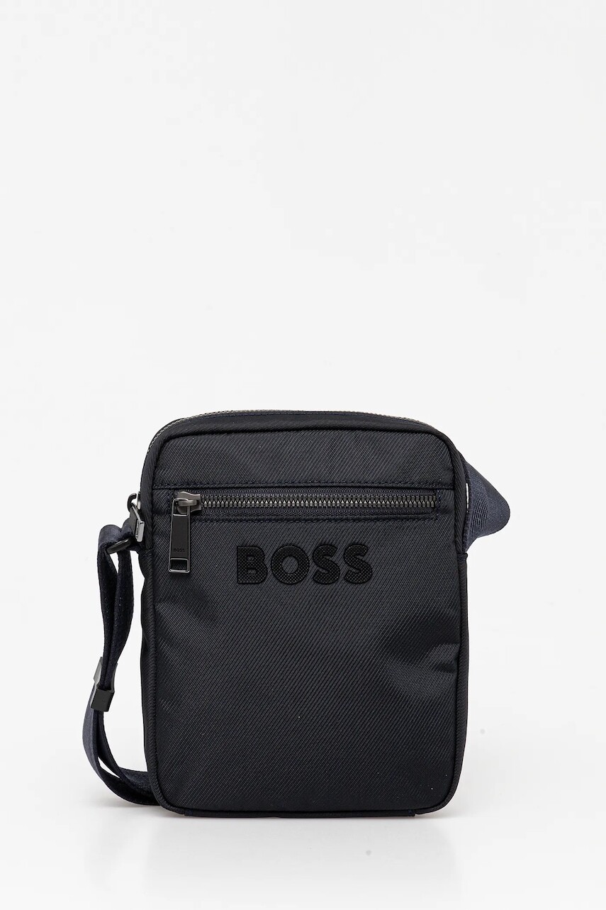 Malá taška BOSS tmavomodrá farba, 50511961
