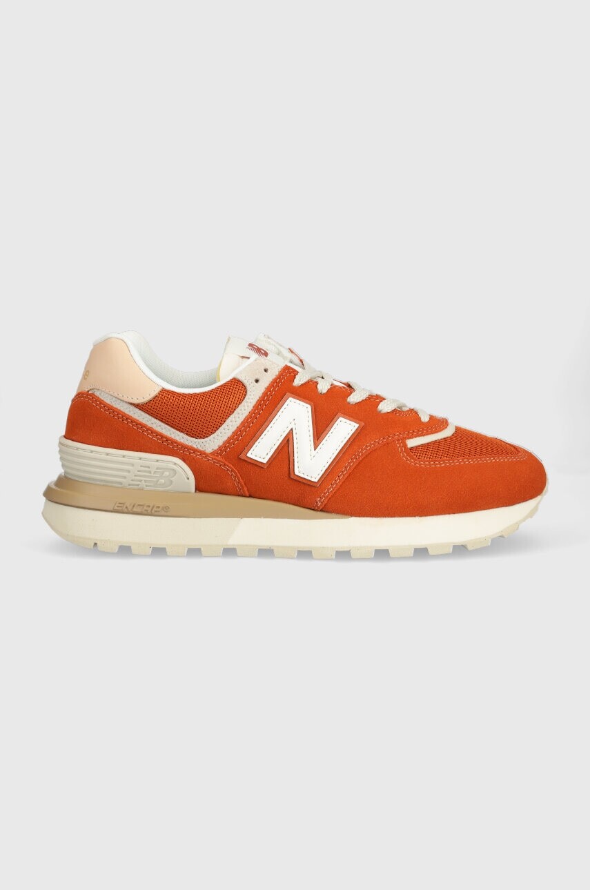 Tenisky New Balance 574 oranžová farba