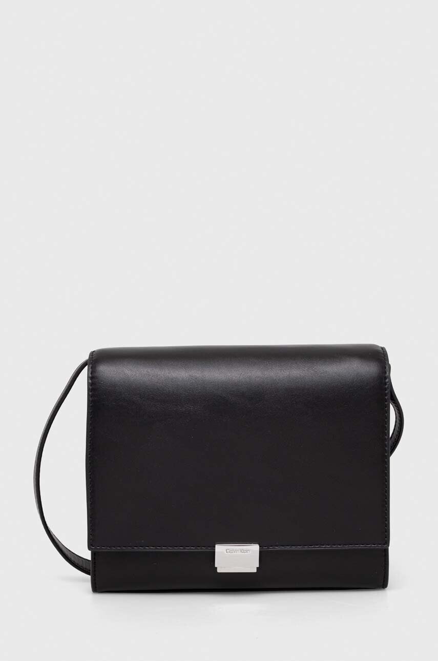 Kabelka Calvin Klein čierna farba,K60K611348