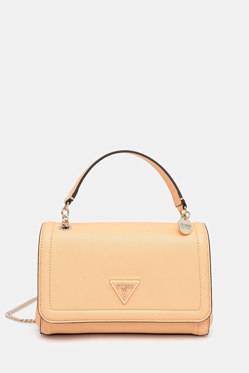 Kabelka Guess NOELLE oranžová farba, HWZG78 79210