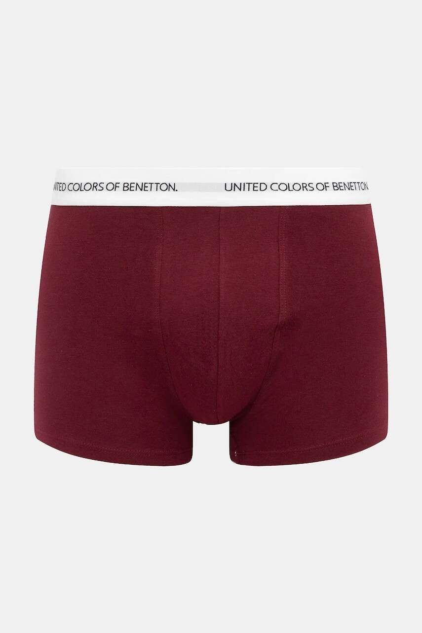 Boxerky United Colors of Benetton čierna farba