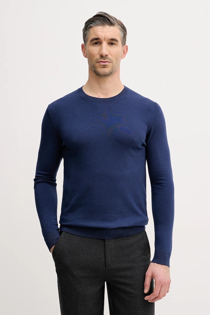 Sveter Sisley šedá farba, ľahké