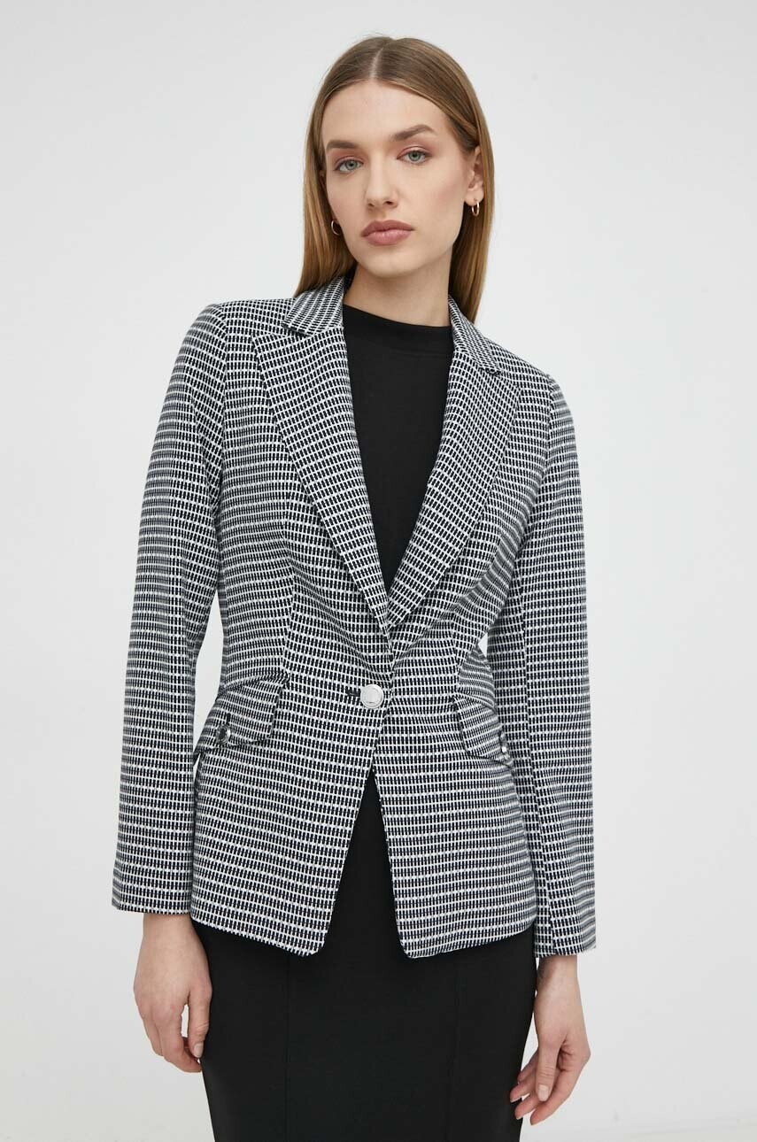 Sako Morgan VOZAC.F čierna farba, jednoradové, vzorované, VOZAC.F