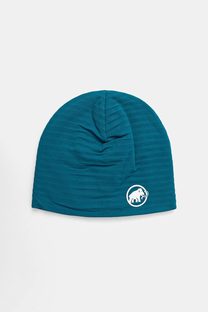 Čiapka Mammut Taiss Light čierna farba, z tenkej pleteniny, 1191.01071