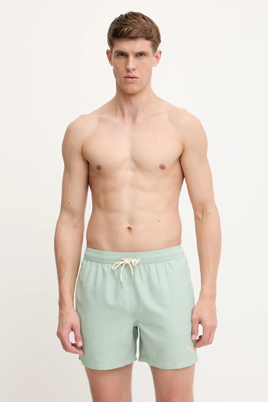 Plavkové šortky Barbour ružová farba