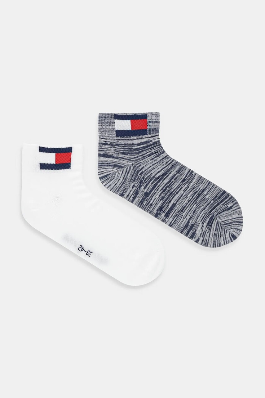 Ponožky Tommy Hilfiger 2-pak žltá farba, 701228223