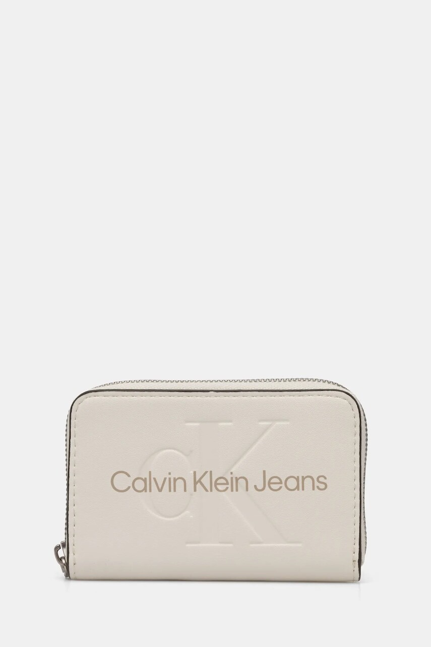 Peňaženka Calvin Klein Jeans dámska, čierna farba, K60K612255