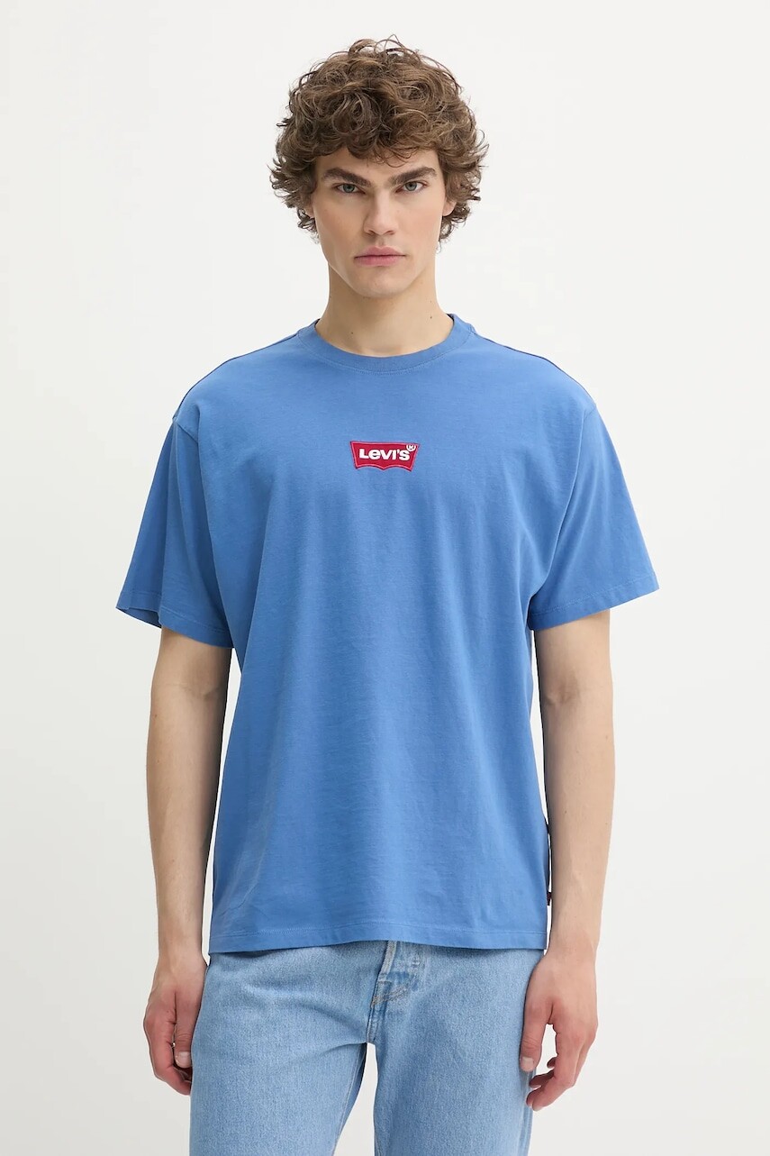 Bavlnené tričko Levi's pánske, s potlačou, 87373