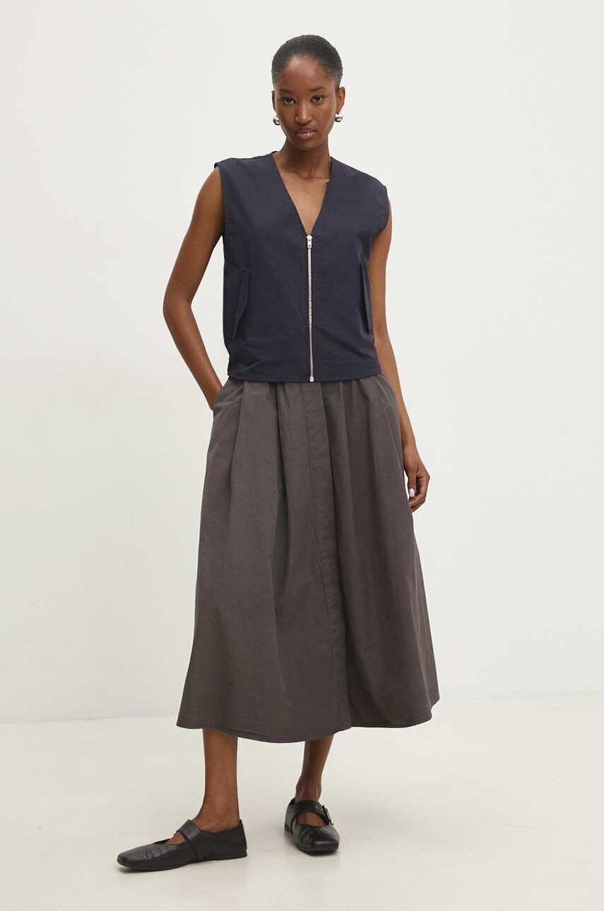 Vesta Answear.LAB čierna farba, prechodný