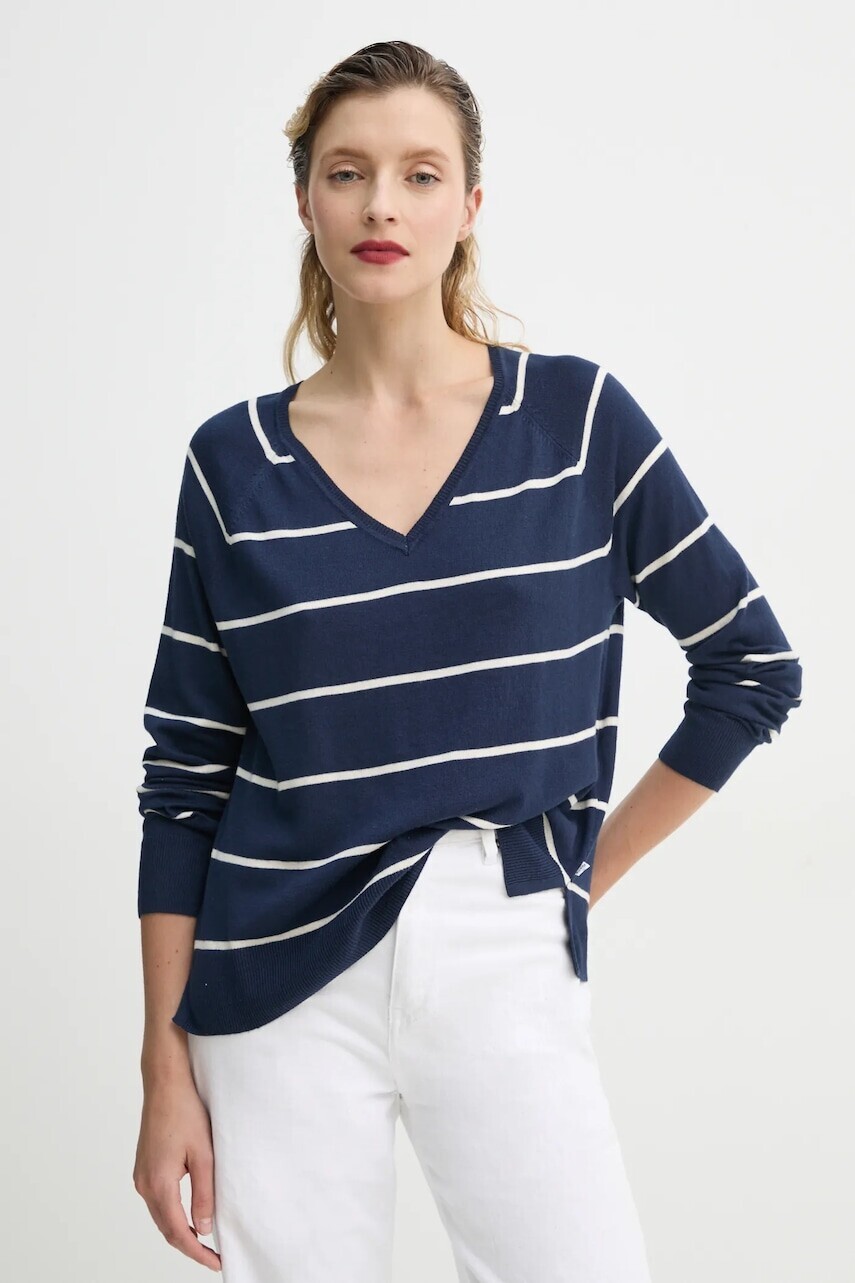 Sveter Levi's dámsky, tmavomodrá farba, tenký, A8502