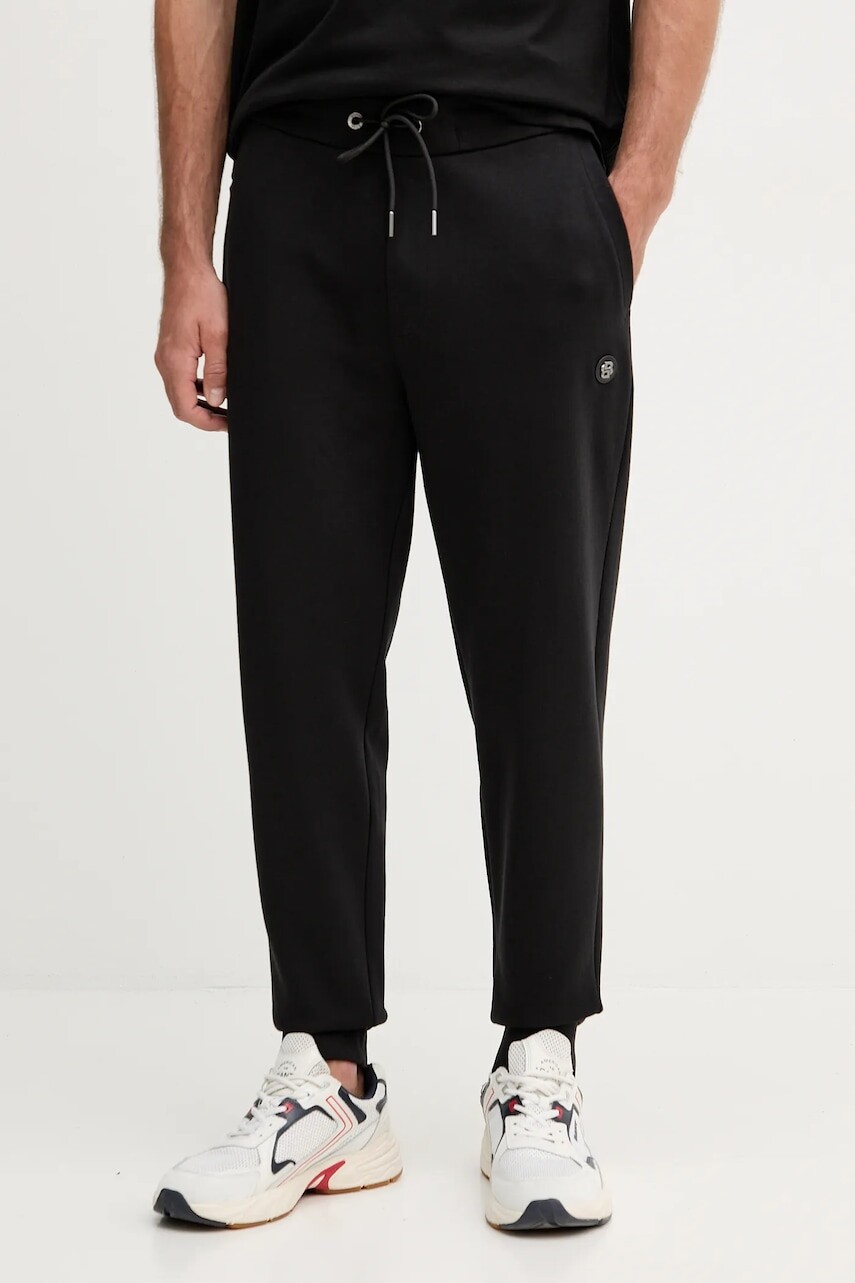 Tepláky BOSS tmavomodrá farba, jednofarebná, 50520322