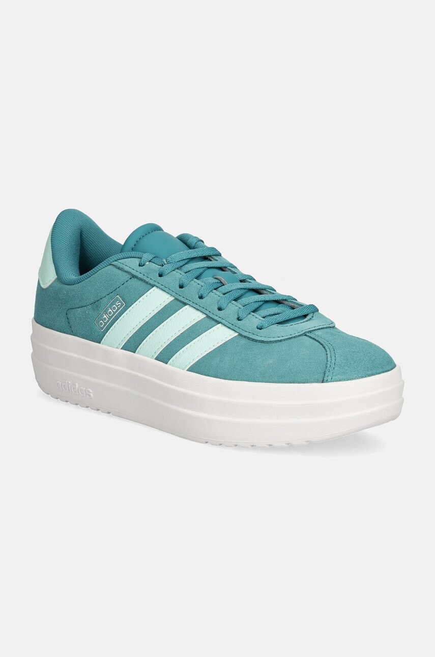 Topánky adidas VL COURT BOLD tyrkysová farba, IH4778